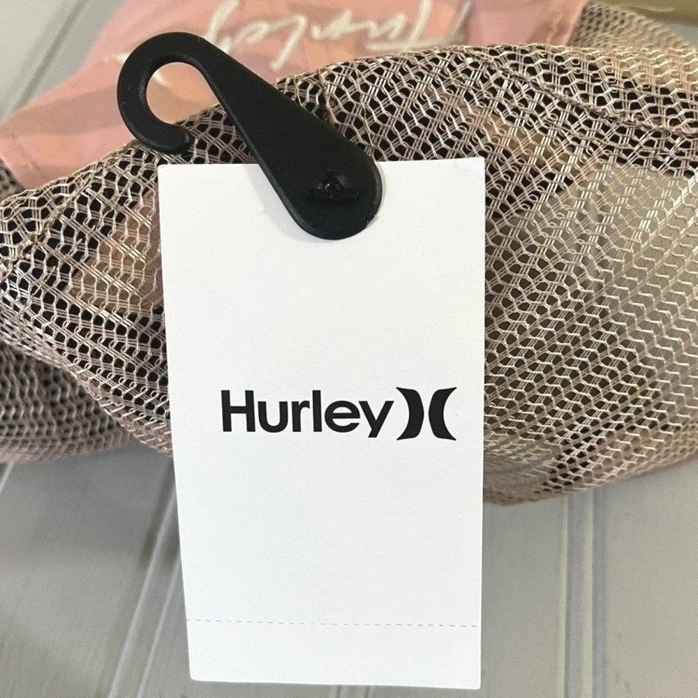 Hurley Key West Womens Trucker Hat Pink Camo Mesh Snapback One Size NWT
